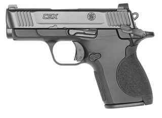 Smith and Wesson CSX 9mm pistol, black.